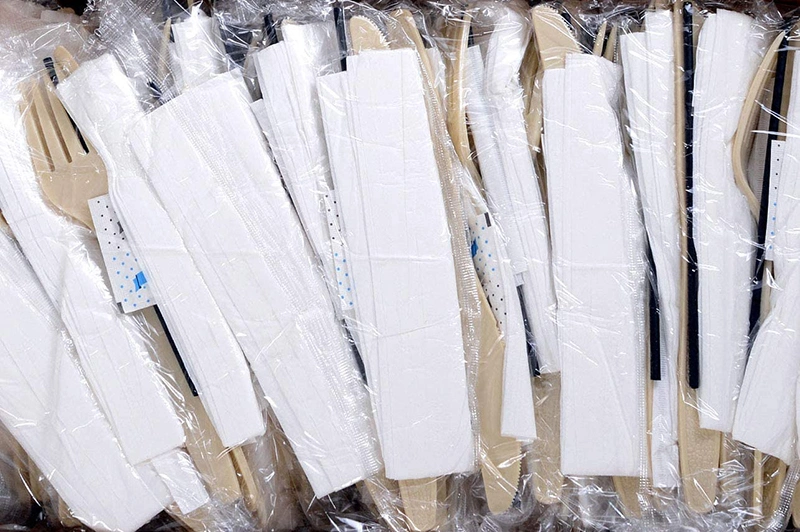 250sets Plastic Cutlery Kits, Extra Heavyweight Polystyrene (PS) , Fork, Knife, Salt, Pepper, Toothpick, Straw, Napkin, Champagne